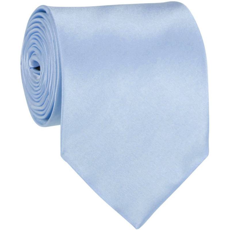 Solid Mens Tie Blue