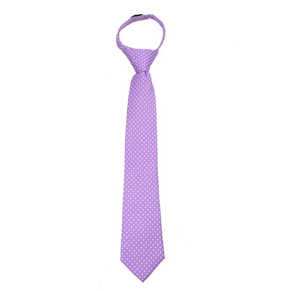 Mens Dot Zipper Tie Regular Length Zipper Tie