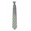 Green Stripe Clip On Tie Mens Clip On Ties