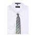 Green Stripe Clip On Tie Mens Clip On Ties