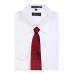 Burgundy Pattern Clip On Tie Mens Clip On Ties