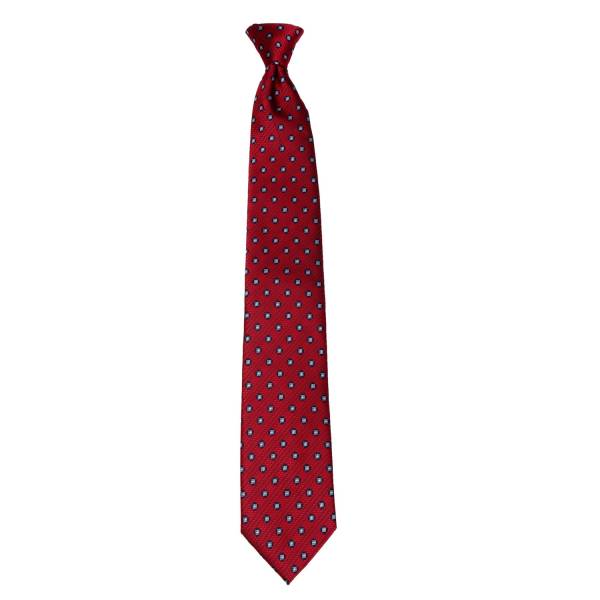 Burgundy Pattern Clip On Tie Mens Clip On Ties