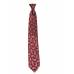 Burgundy Paisley Clip On Tie Mens Clip On Ties