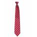 Burgundy Stripe Clip On Tie Mens Clip On Ties