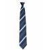 Gray Stripe Clip On Tie Mens Clip On Ties