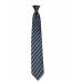 Gray Stripe Clip On Tie Mens Clip On Ties