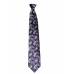 Gray Pattern Clip On Tie Mens Clip On Ties