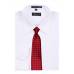 Burgundy Pattern Men's Tie Regular