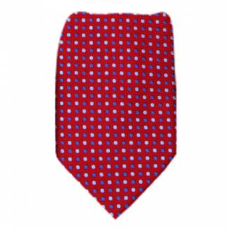 Burgundy Dot Men's Tie Regular