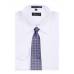 Gray Pattern Men's Tie Regular