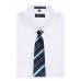 Gray Stripe Men's Tie Regular