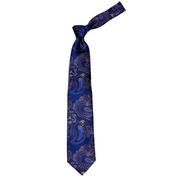 Blue Paisley Men's Tie Regular