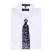 Gray Pattern Men's Tie Regular