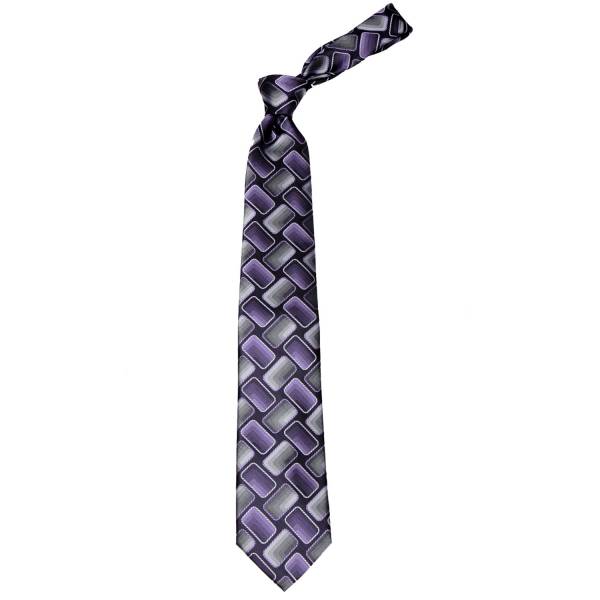 Gray Pattern Men's Tie Regular