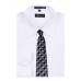 Gray Pattern Men's Tie Regular