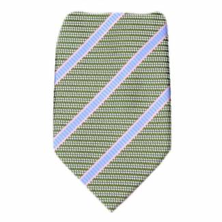 Green Stripe XL Men's Tie Ties