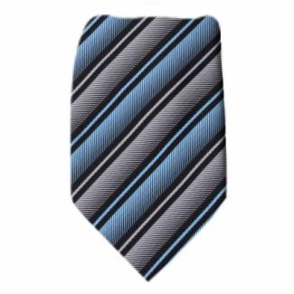 Gray Stripe XL Men's Tie Ties