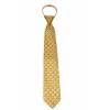 Gold Pattern Men's XL Zipper Tie Zipper Ties