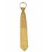 Gold Pattern Men's XL Zipper Tie Zipper Ties