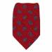 Burgundy Paisley Clip On Tie Mens Clip On Ties