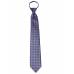 Gray Pattern Men's XL Zipper Tie Zipper Ties