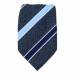 Gray Stripe Clip On Tie Mens Clip On Ties