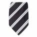 Gray Stripe Clip On Tie Mens Clip On Ties