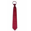 Burgundy Dot Men's Zipper Tie Regular Length Zipper Tie