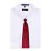 Burgundy Dot Men's Zipper Tie Regular Length Zipper Tie