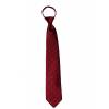 Burgundy Paisley Men's Zipper Tie Regular Length Zipper Tie