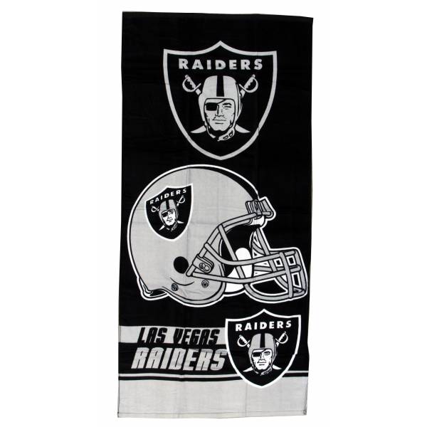 Licensed Las Vegas Raiders NFL Beach Towel Beach Towels