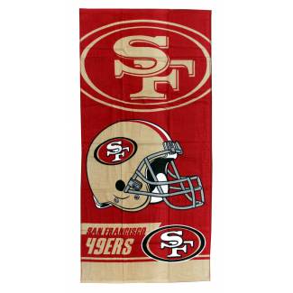 Licensed San Francisco 49'ers NFLBeach Towel Beach Towels