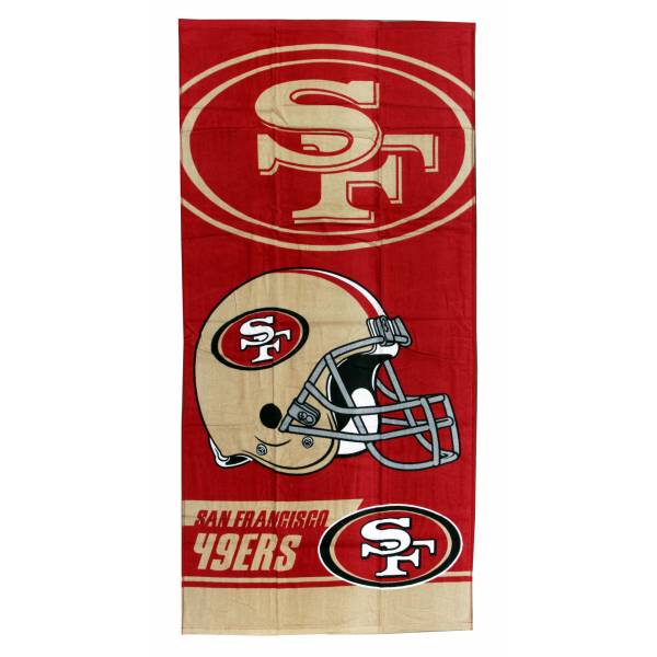 Licensed San Francisco 49'ers NFLBeach Towel Beach Towels