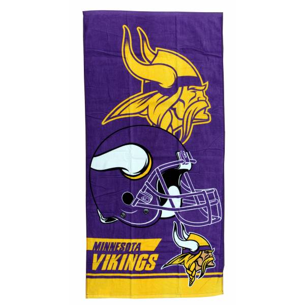 Licensed Minnesota Vikings NFL Beach Towel Beach Towels