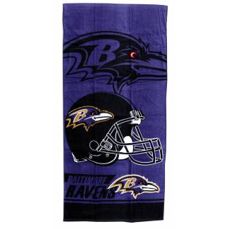 Licensed Baltimore Ravens NFL Beach Towel Beach Towels