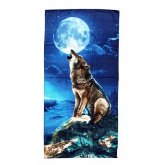 Licensed Wolf Beach Towel Beach Towels