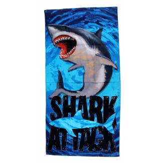 Shark Attack Beach Towel Beach Towels