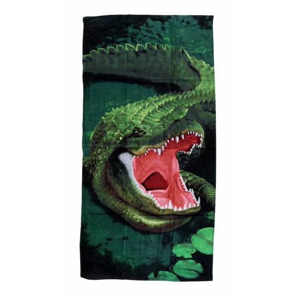 Green Gator Beach Towel Beach Towels