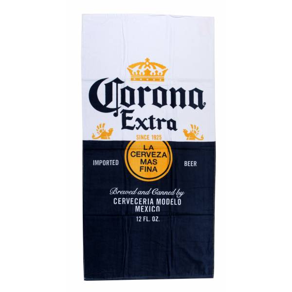 Corona Label Beach Towel Beach Towels