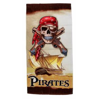 Pirates Ship Beach Towel Beach Towels